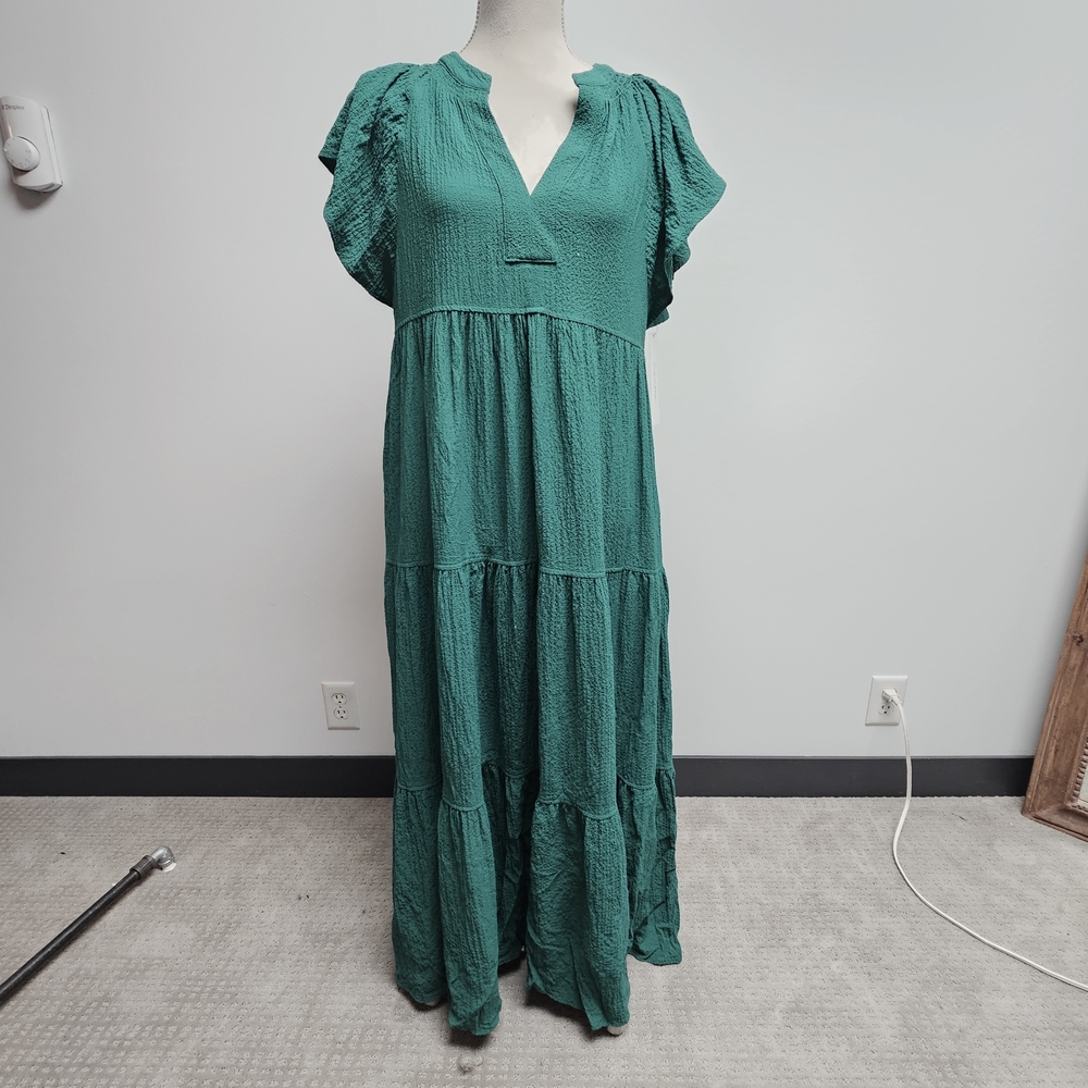 Calvin Klein Green Maxi Dress